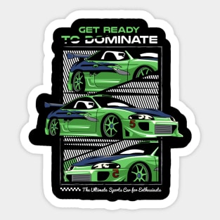 get Ready to Dominate Sticker